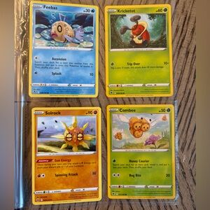 Pokemon Trading Cards - Blue, Green, Yellow, Red